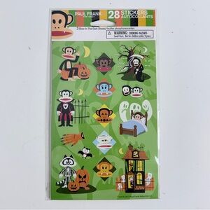 Paul Frank 28 Halloween Sticker Set NIP
